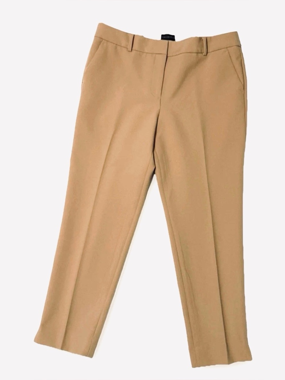 Talbots Hampshire tan camel ankle pants dress slacks